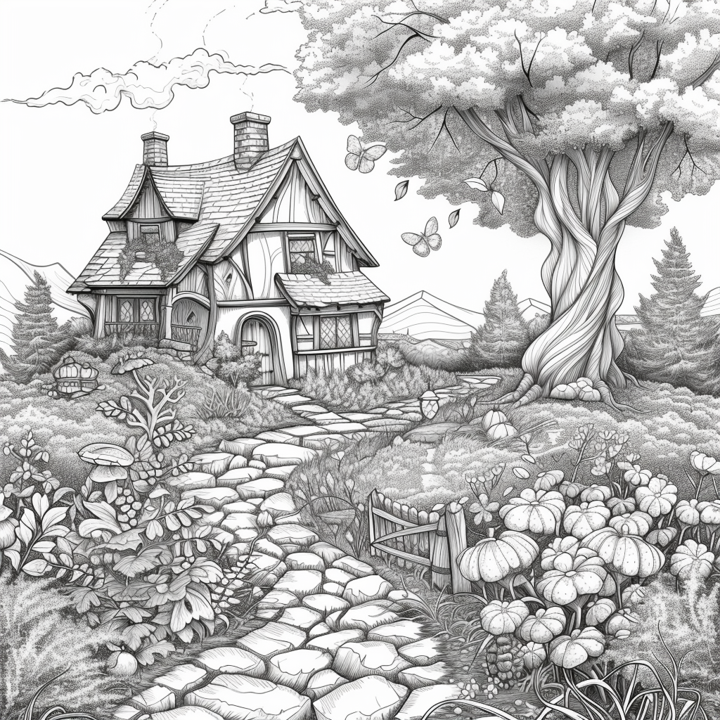 A Cozy Cottage in the Mountain Woods