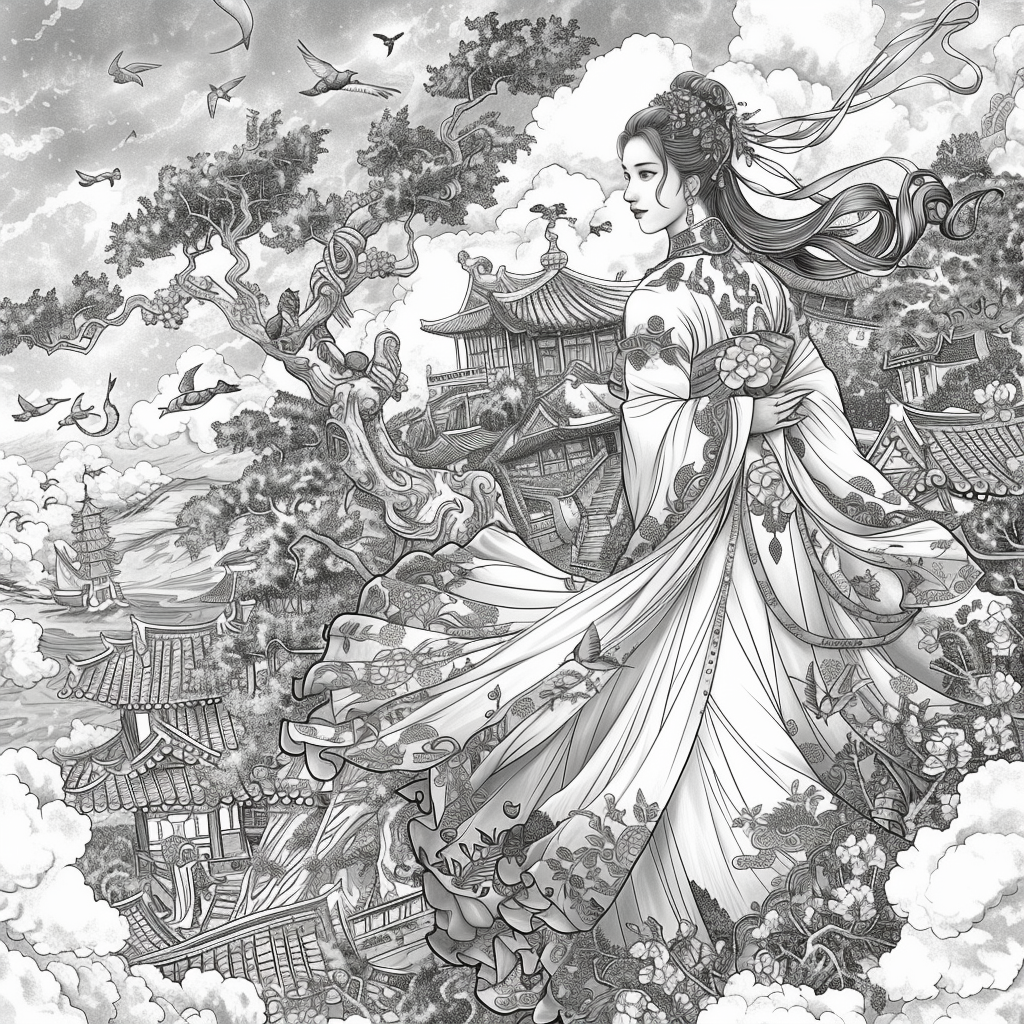 The Blossom Princess and Her Noble Steed