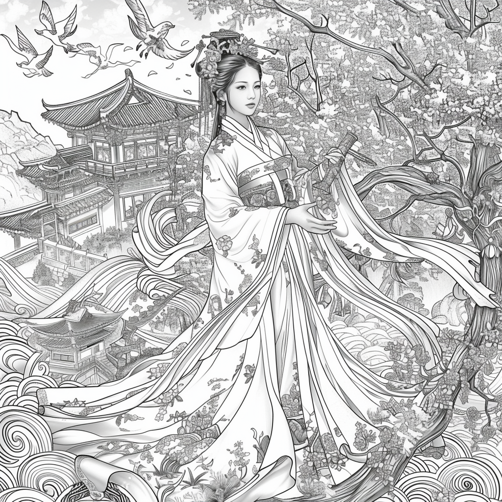 The Blossom Princess and Her Noble Steed