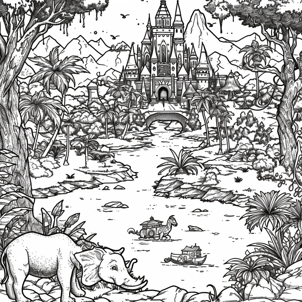 Whimsical Fairy Village – Enchanted Treehouse Homes in a Magical Land