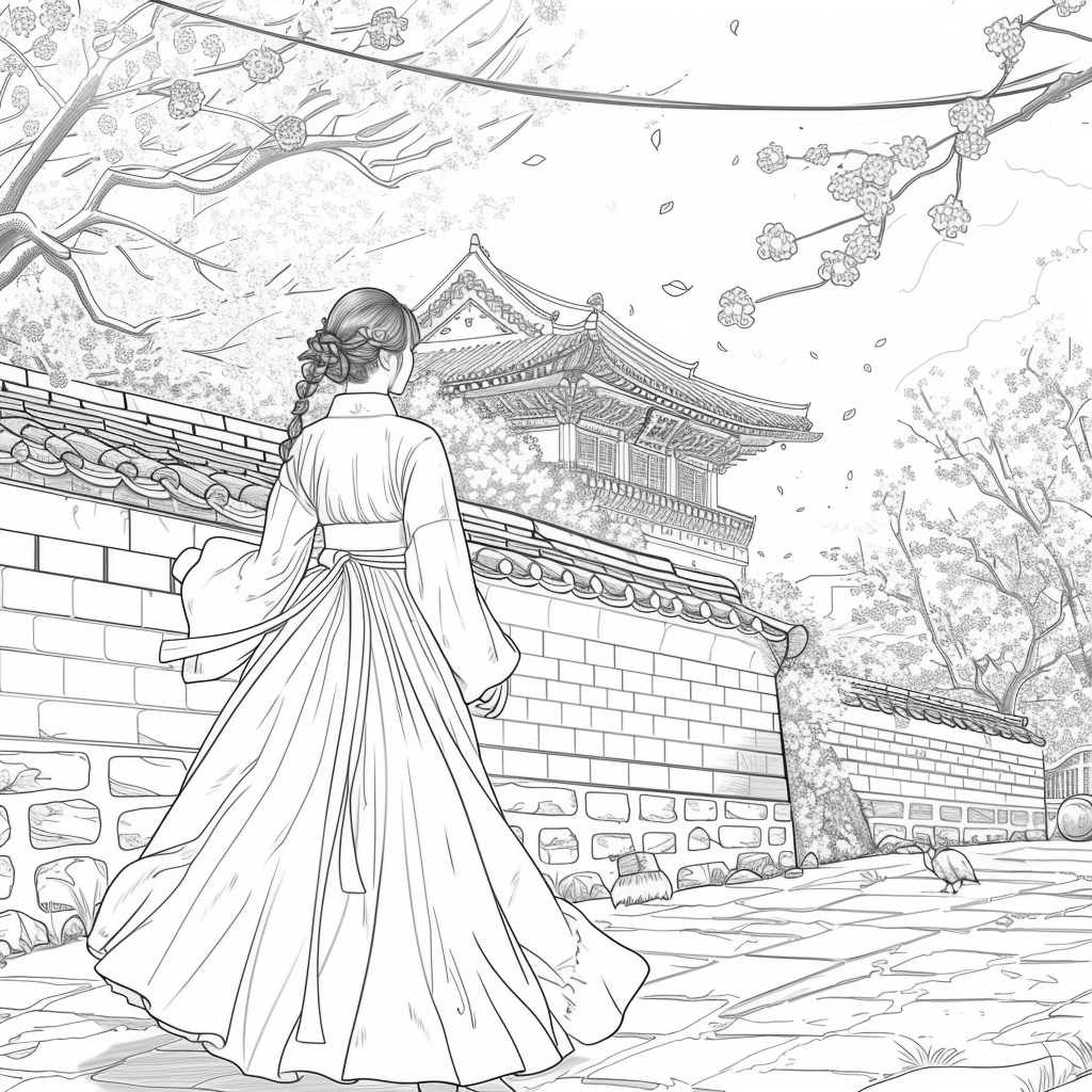 Springtime Stroll in Hanok Village
