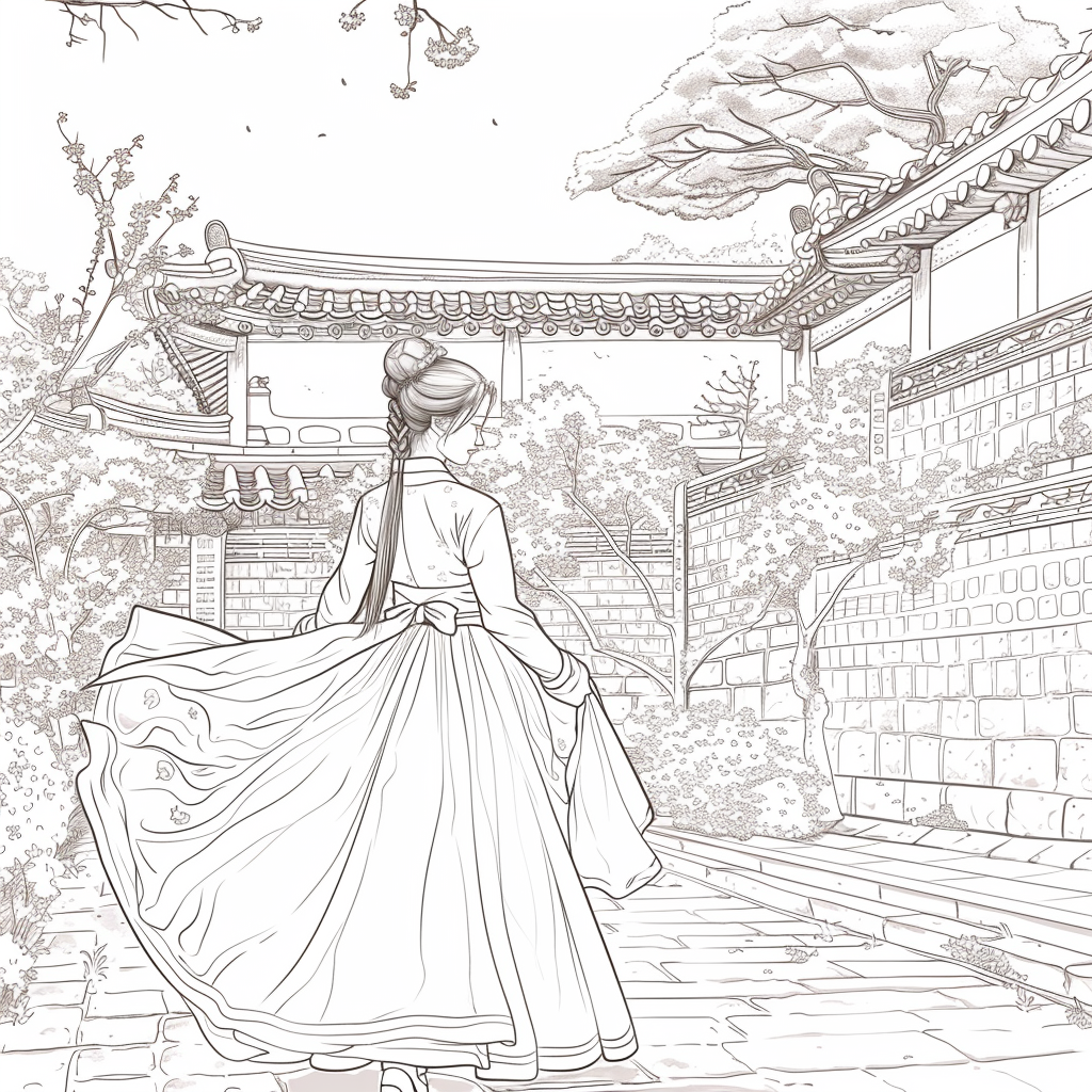 Springtime Stroll in Hanok Village