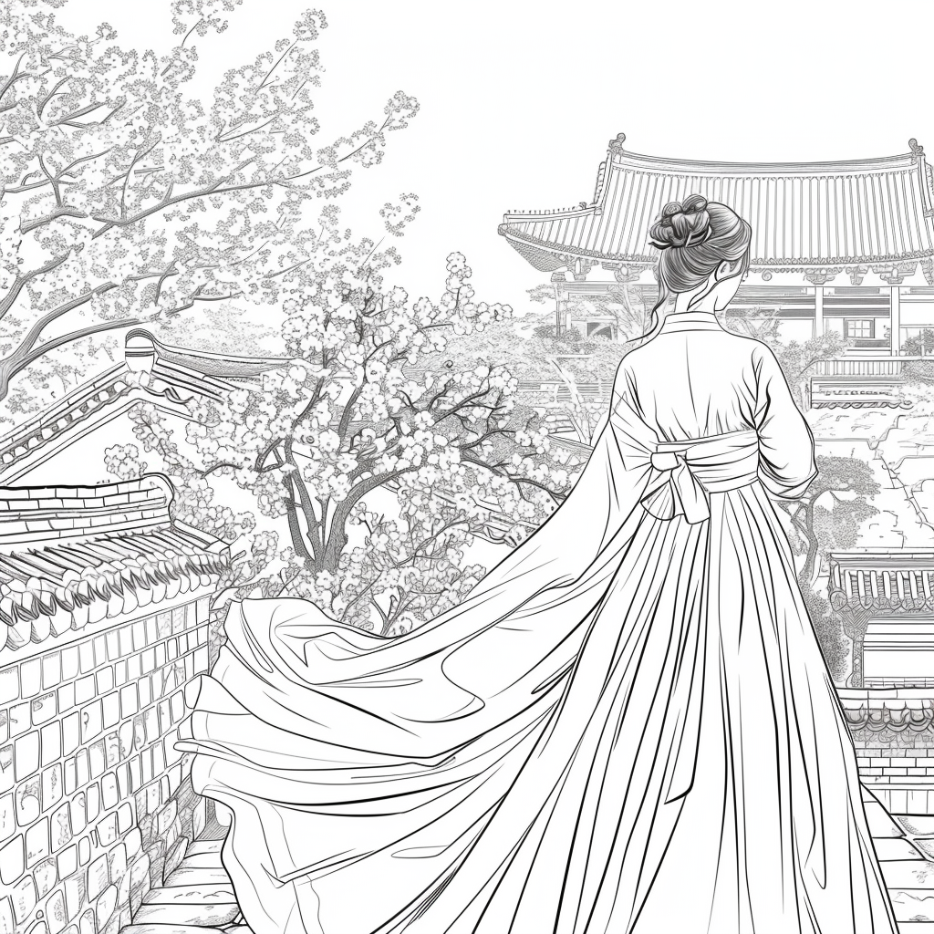 Springtime Stroll in Hanok Village