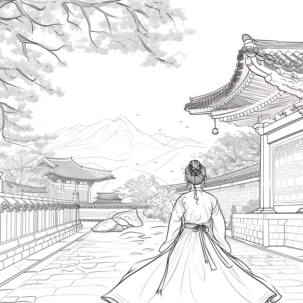 Springtime Stroll in Hanok Village