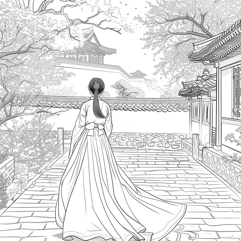 Springtime Stroll in Hanok Village