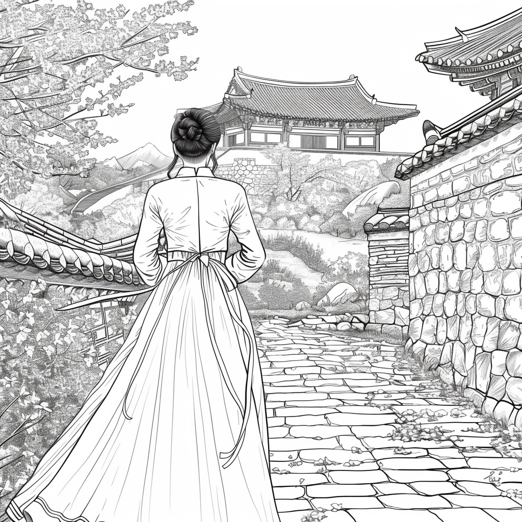 Springtime Stroll in Hanok Village