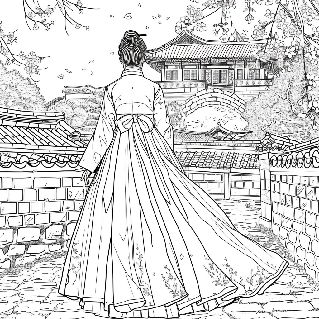 Springtime Stroll in Hanok Village