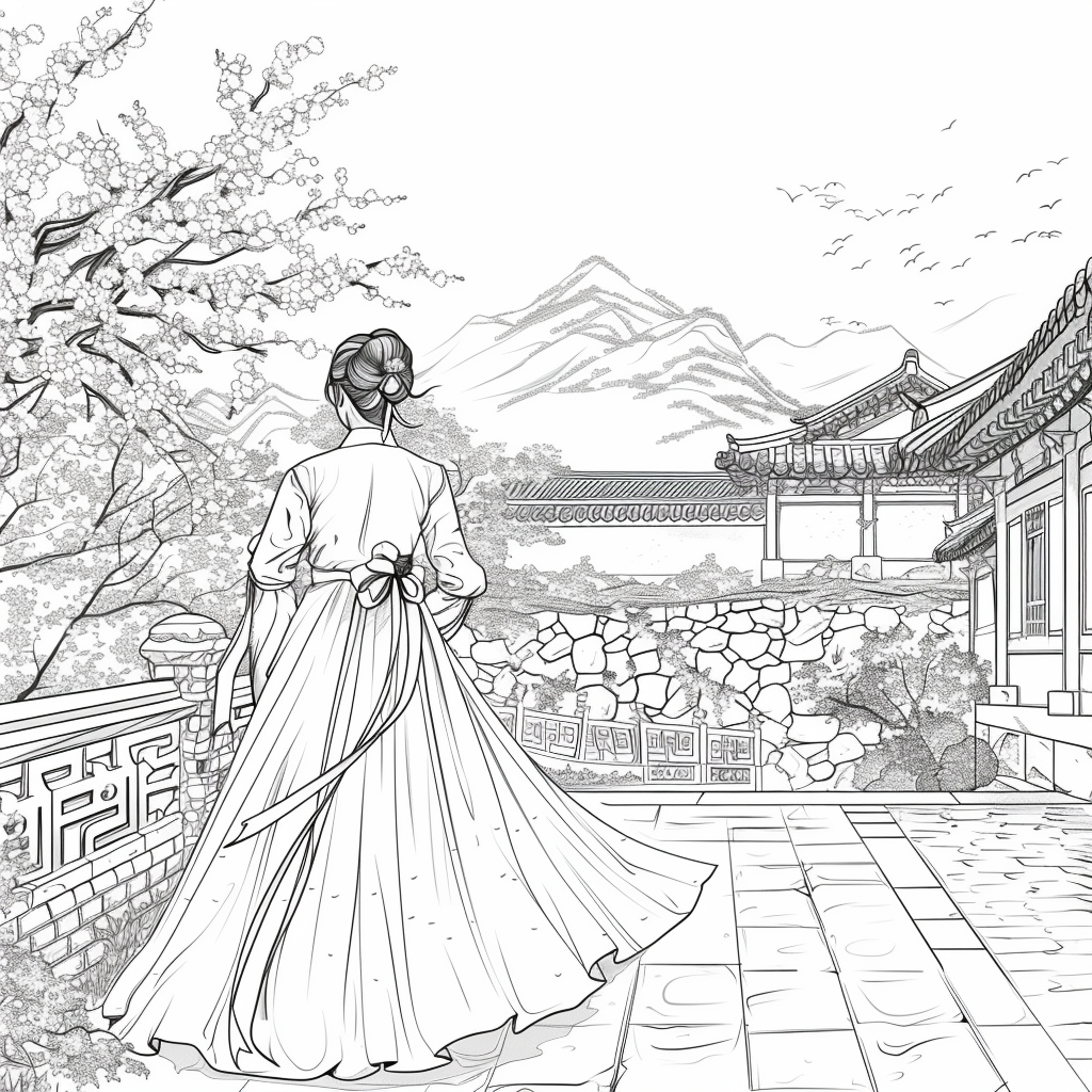 Springtime Stroll in Hanok Village