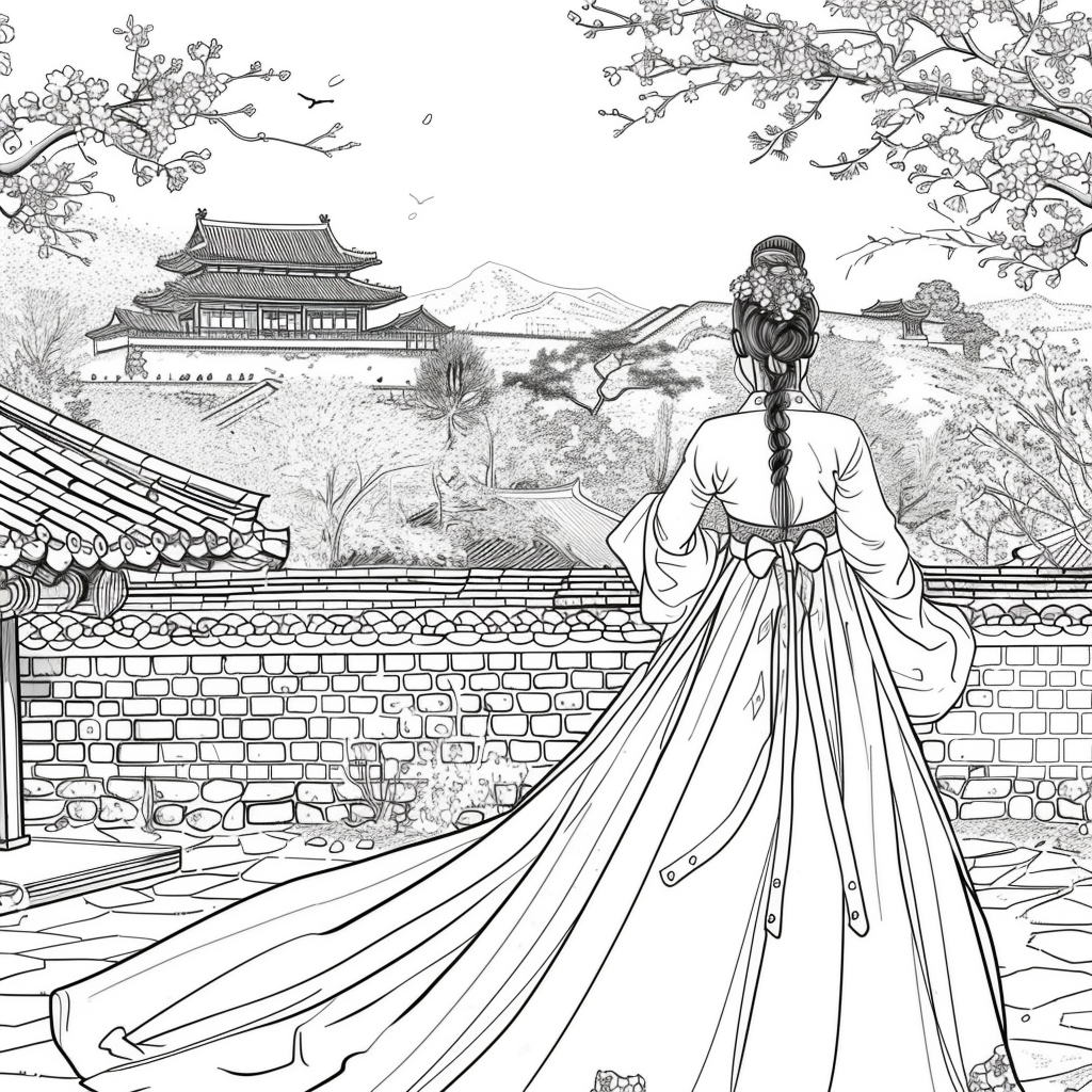 Springtime Stroll in Hanok Village
