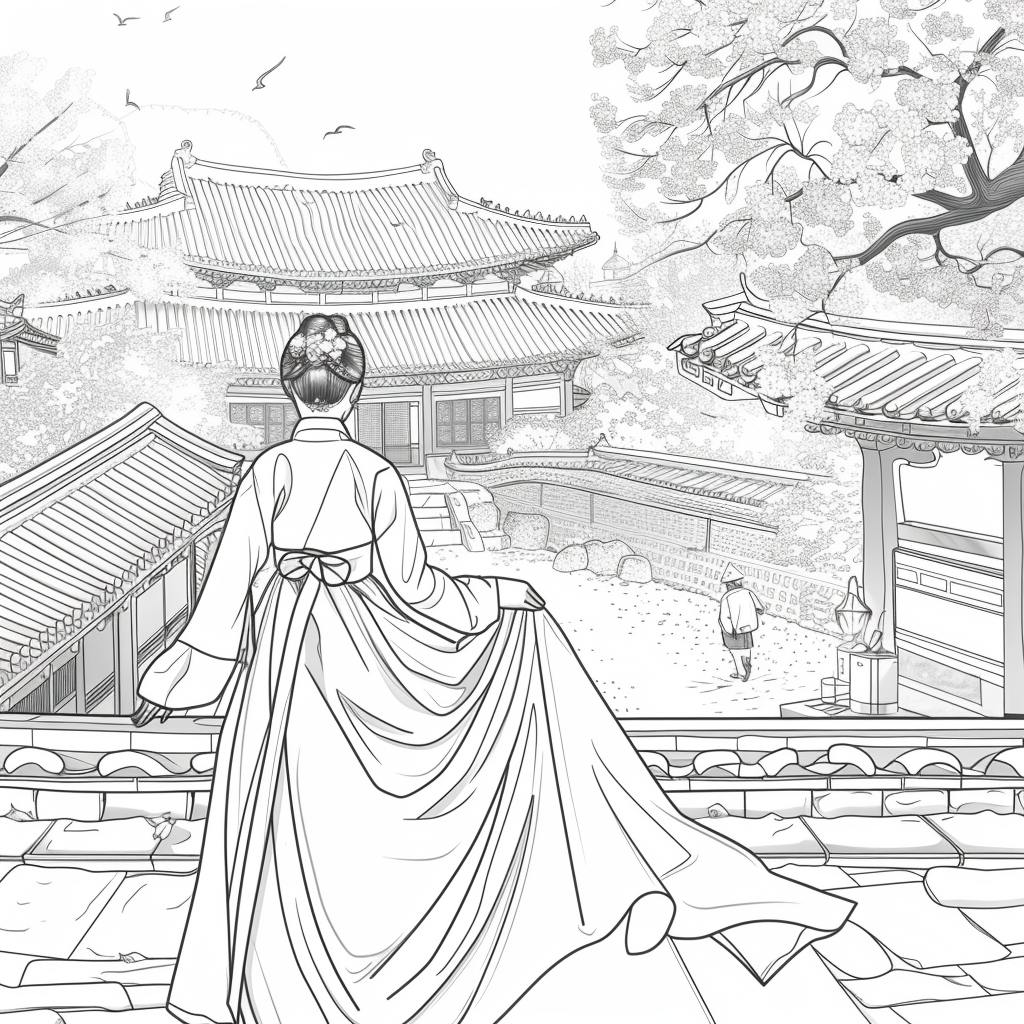 Springtime Stroll in Hanok Village