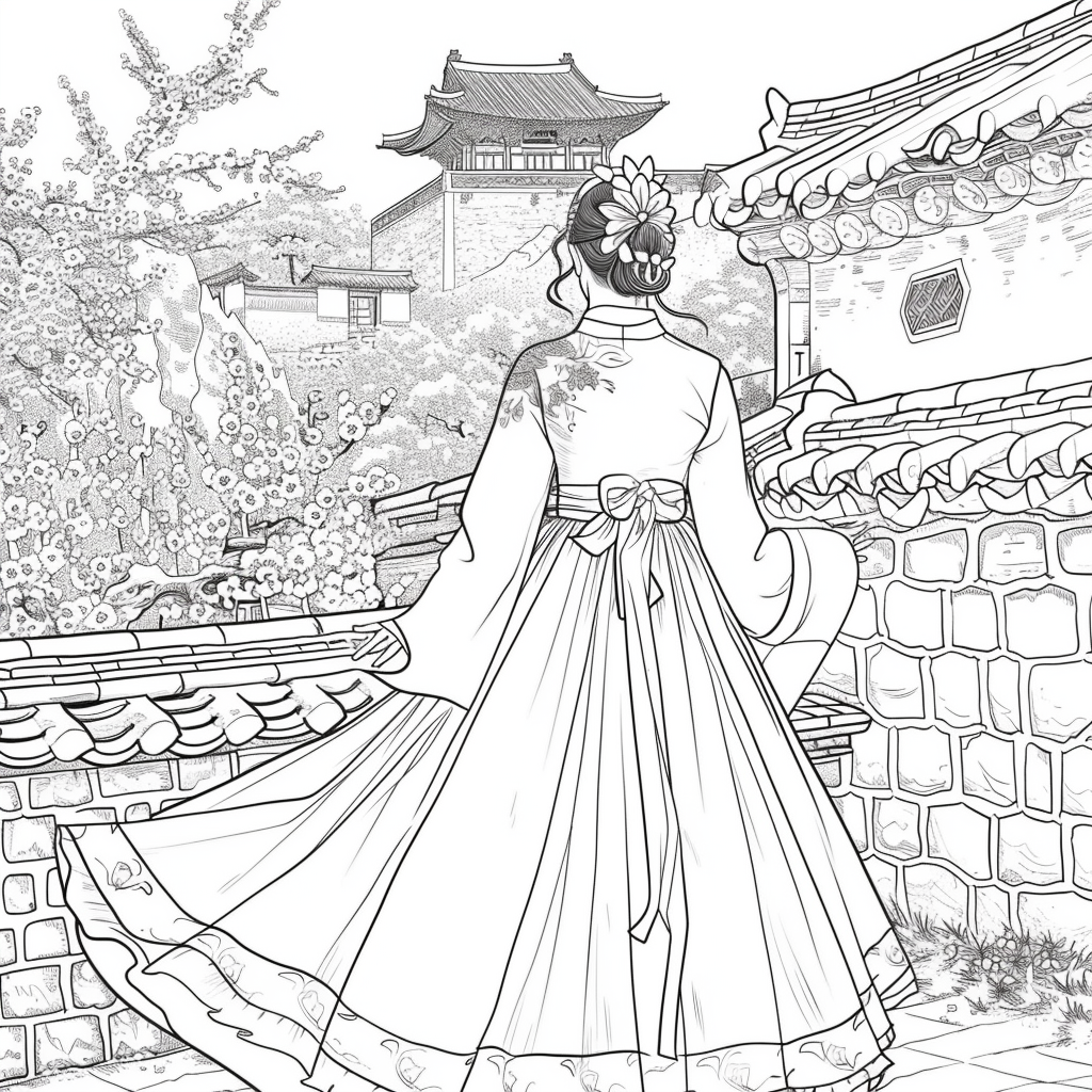 Springtime Stroll in Hanok Village