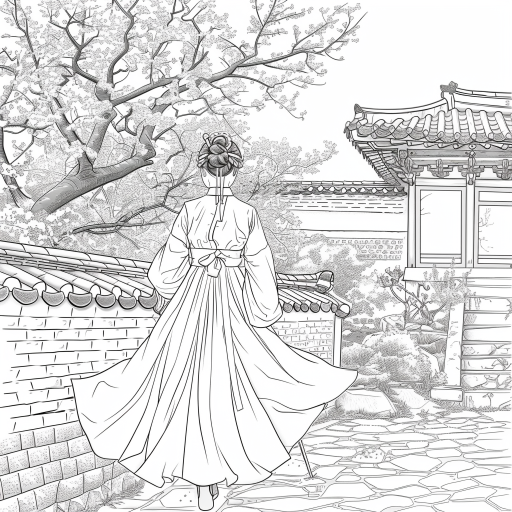Springtime Stroll in Hanok Village