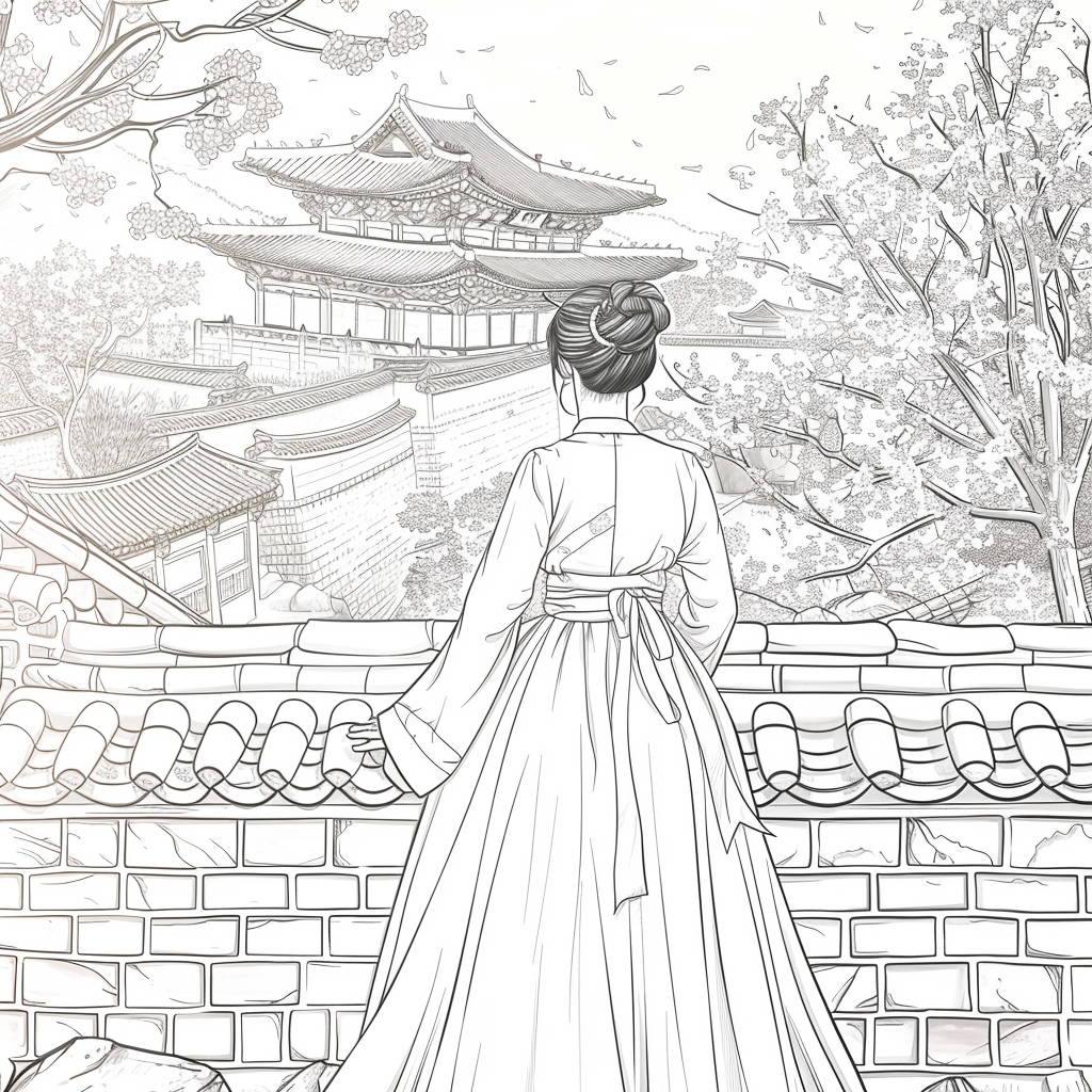 Springtime Stroll in Hanok Village