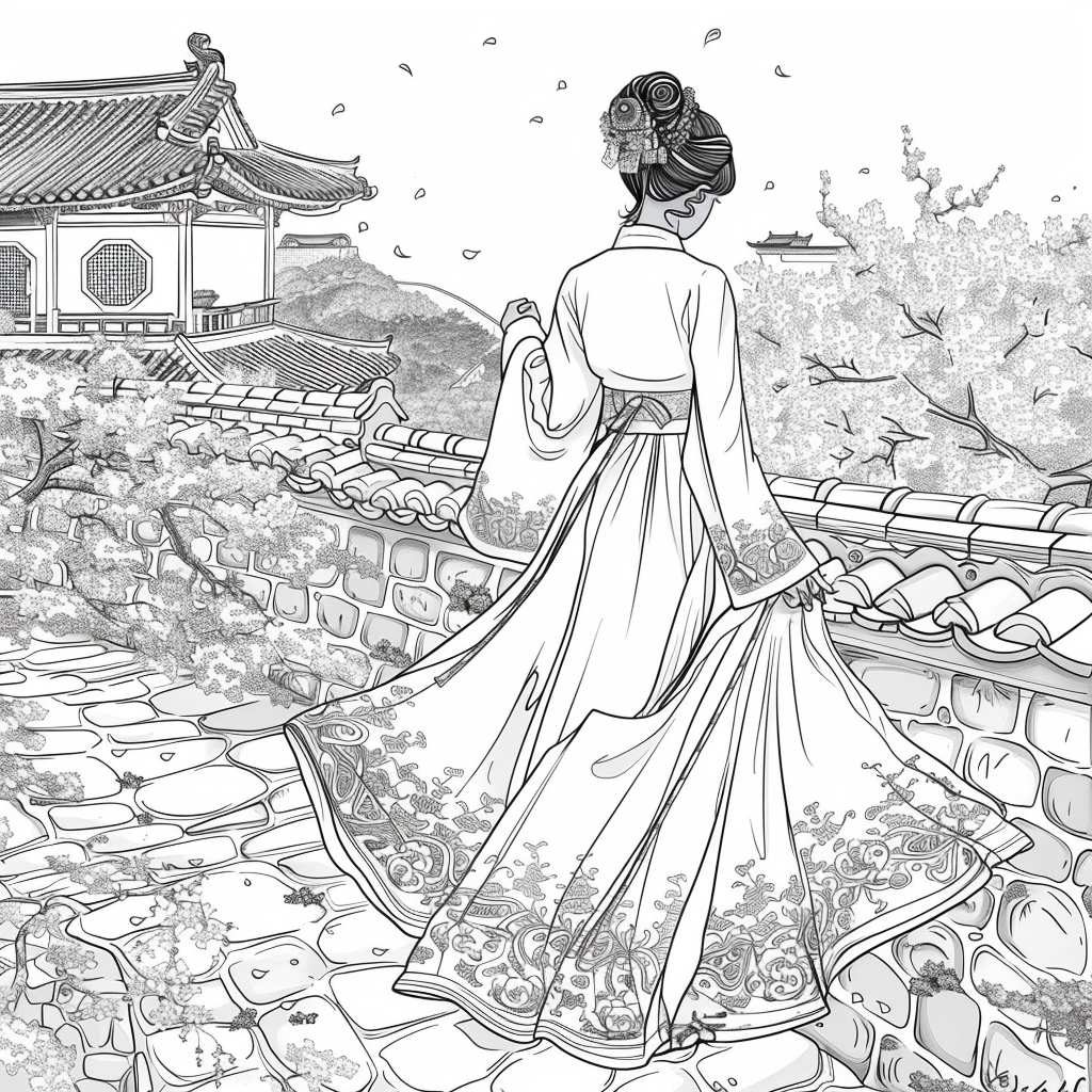 Springtime Stroll in Hanok Village