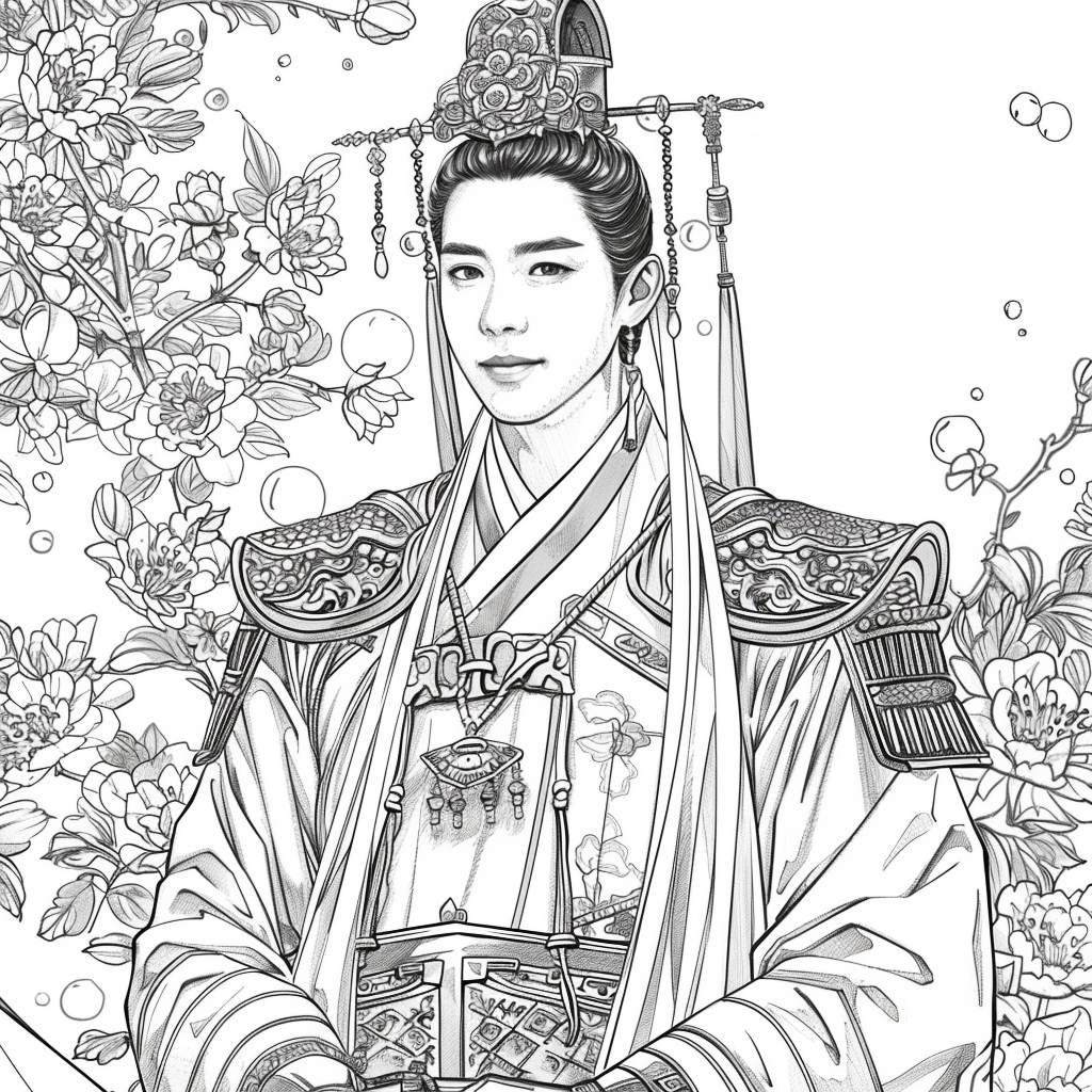 Golden Elegance – The Peony Empress