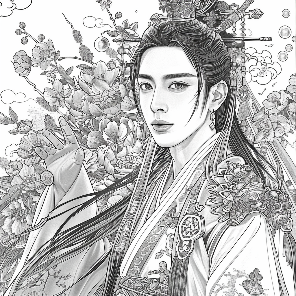 Golden Elegance – The Peony Empress