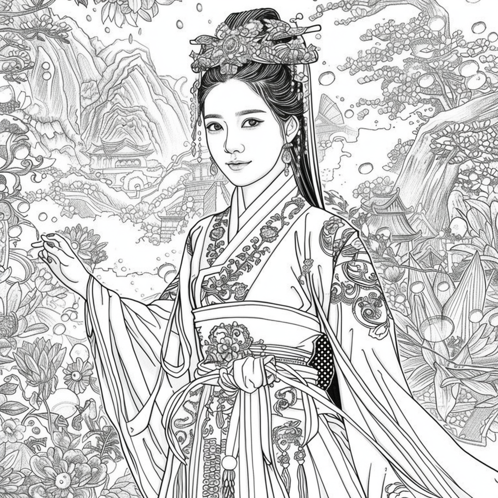 Enchanted Princess of Blossoms