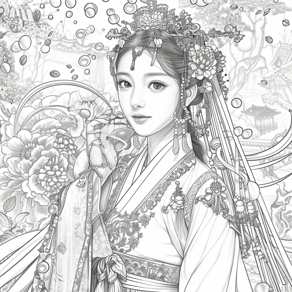 The Jewel-Crowned Maiden of Blossoms