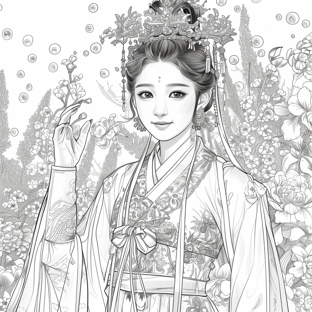 The Jewel-Crowned Maiden of Blossoms