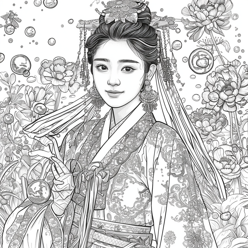 The Jewel-Crowned Maiden of Blossoms
