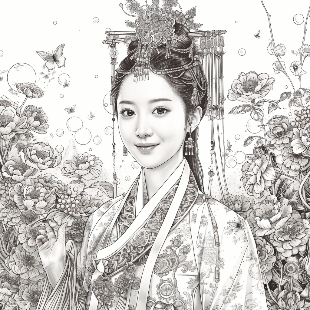 The Jewel-Crowned Maiden of Blossoms