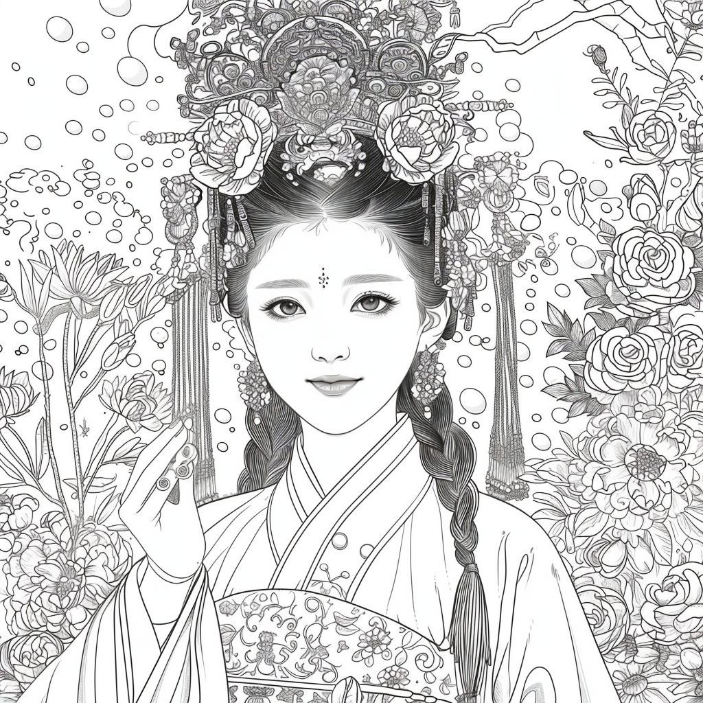 The Jewel-Crowned Maiden of Blossoms