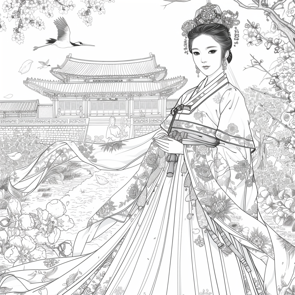 Eternal Grace: Mother and Child in Royal Hanbok