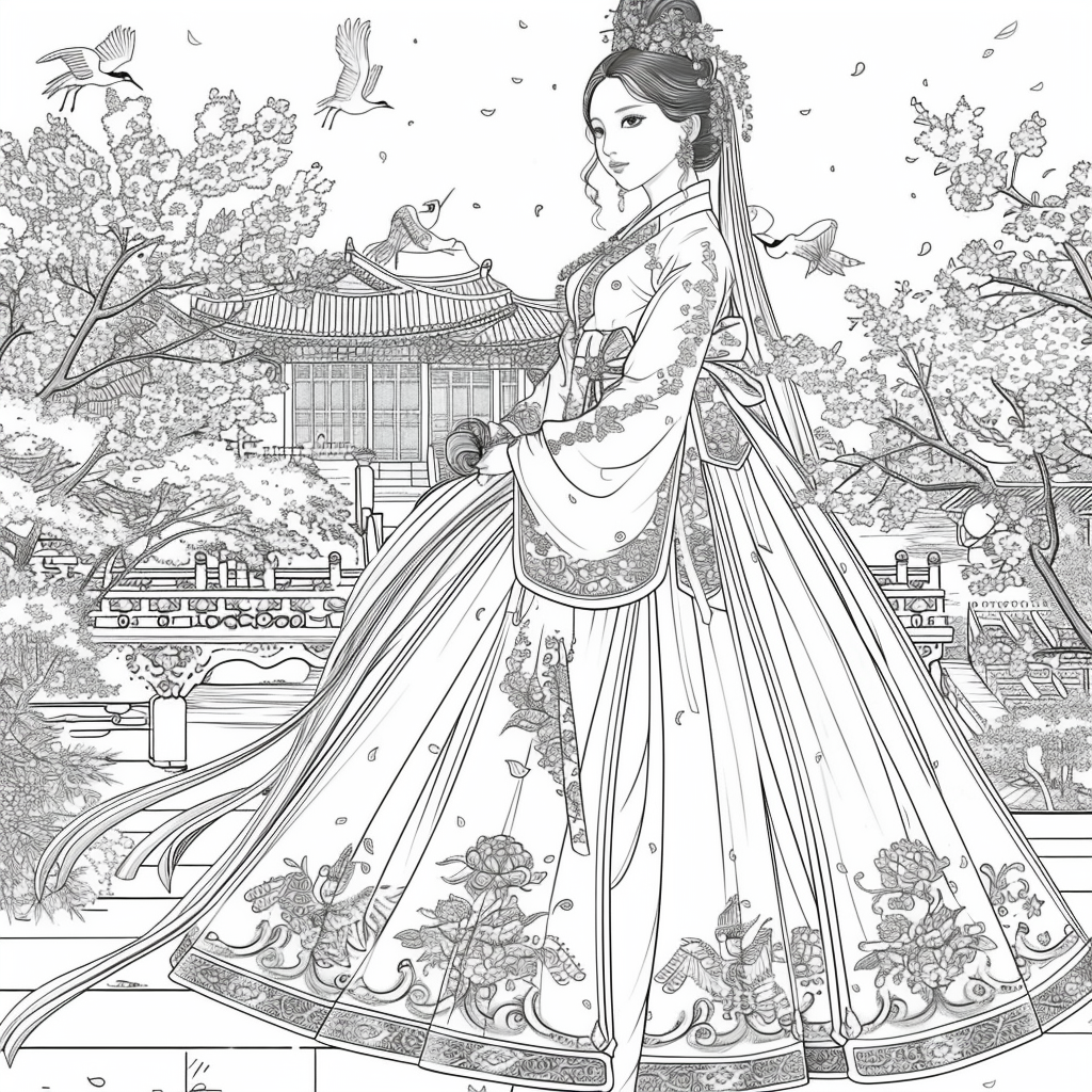 Eternal Grace: Mother and Child in Royal Hanbok