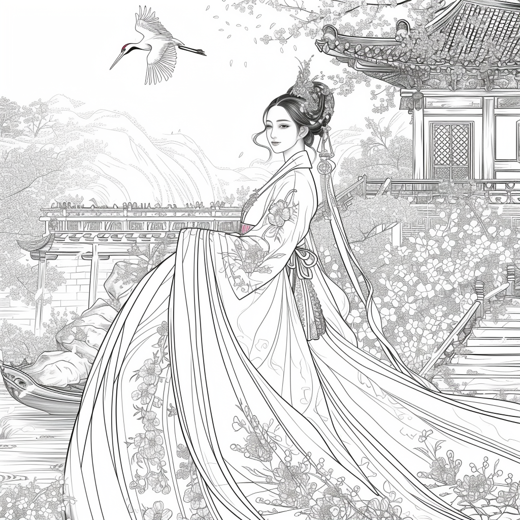 The Crimson Princess of Blossoming Spring
