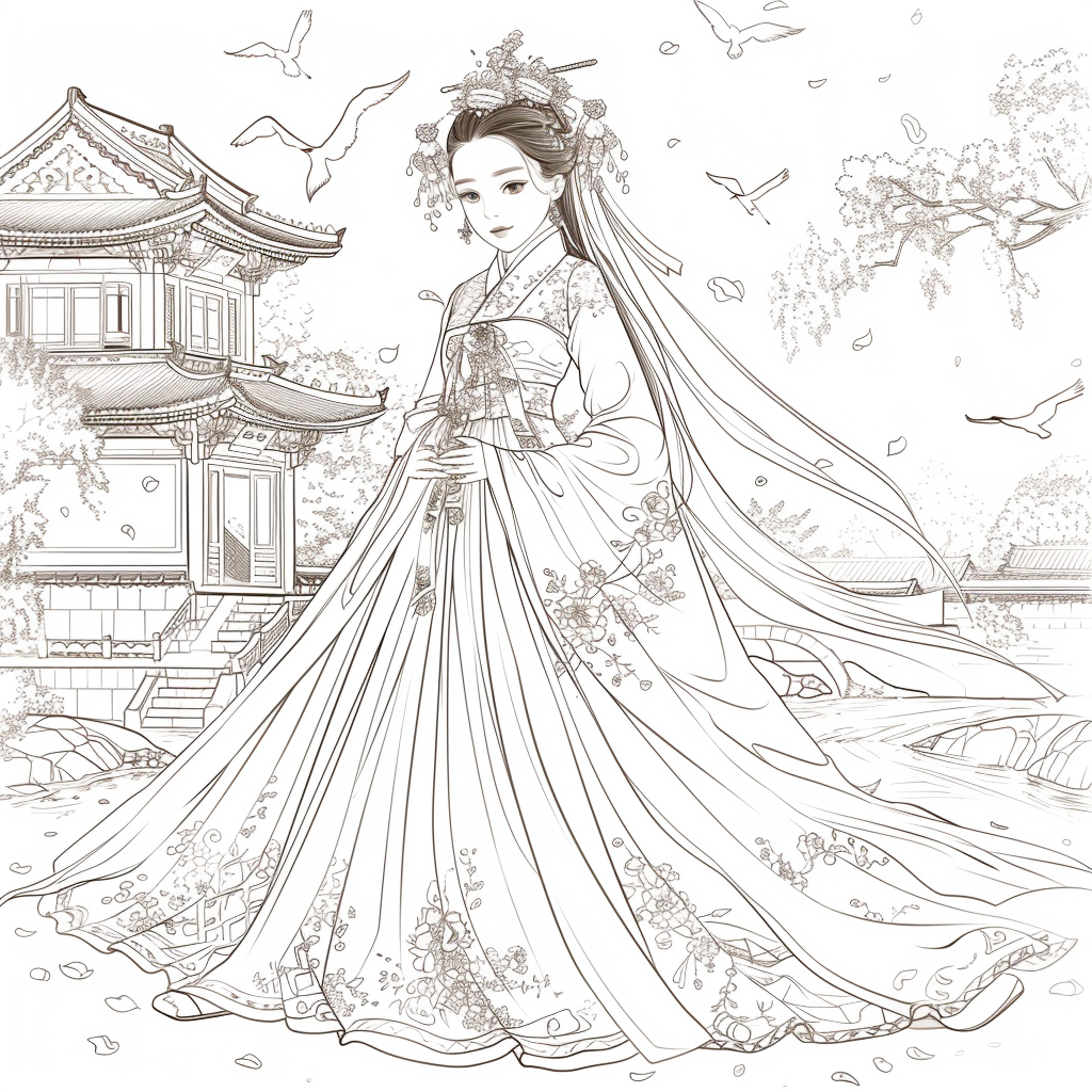 The Crimson Princess of Blossoming Spring