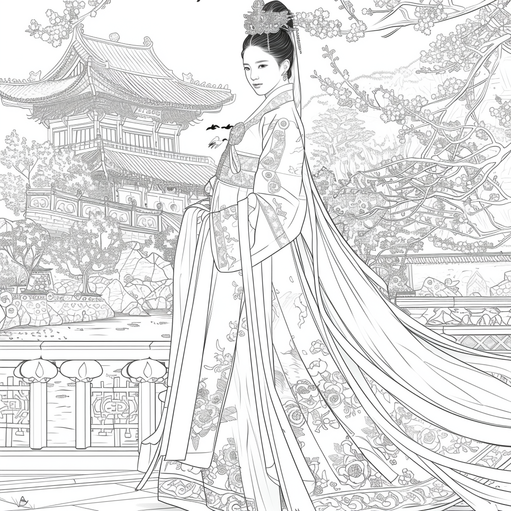 The Crimson Princess of Blossoming Spring