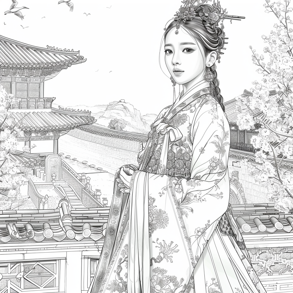The Crimson Princess of Blossoming Spring
