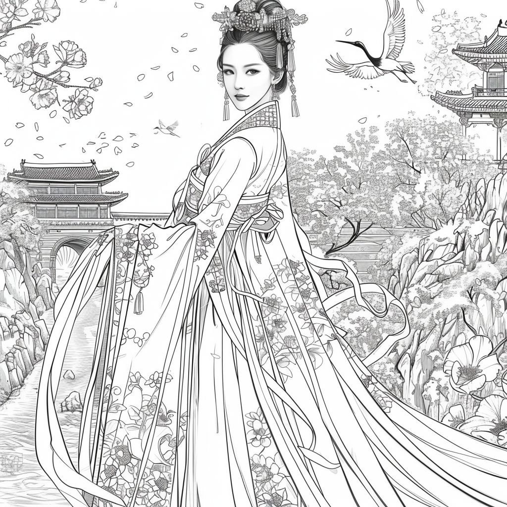 The Crimson Princess of Blossoming Spring