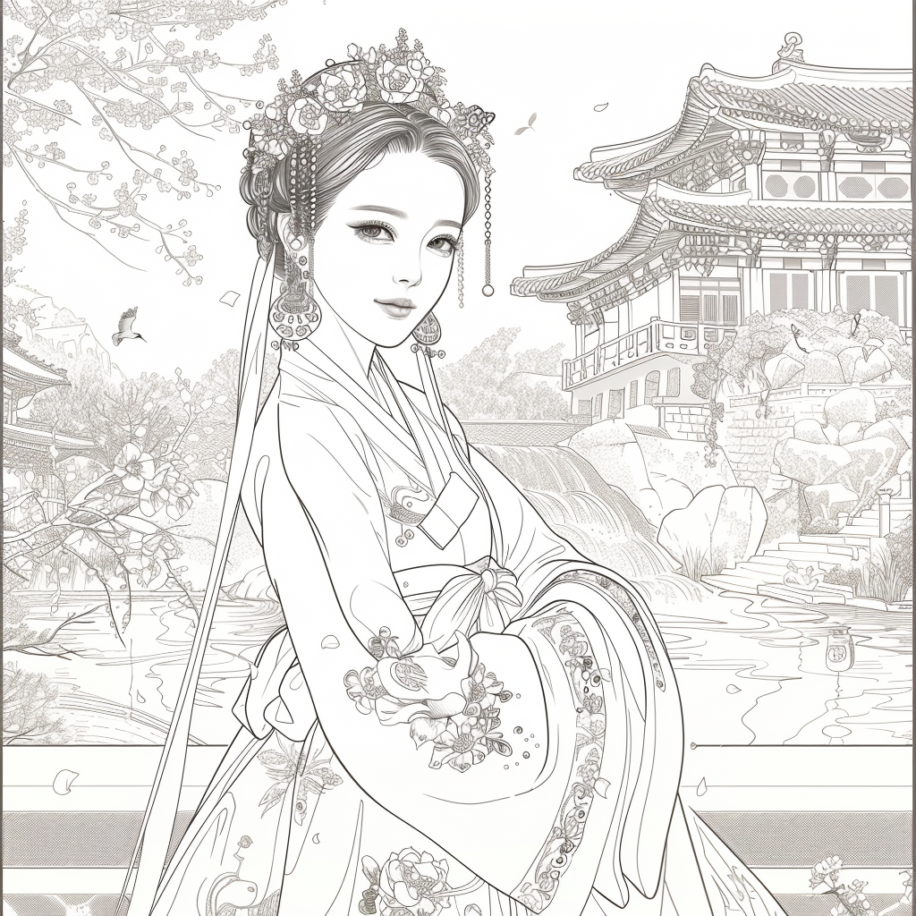 The Crimson Princess of Blossoming Spring