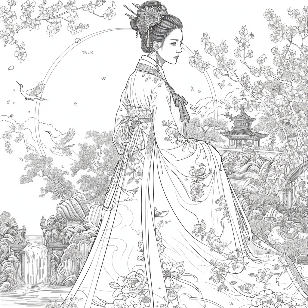 The Crimson Princess of Blossoming Spring