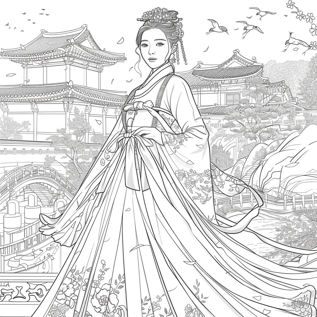 The Crimson Princess of Blossoming Spring