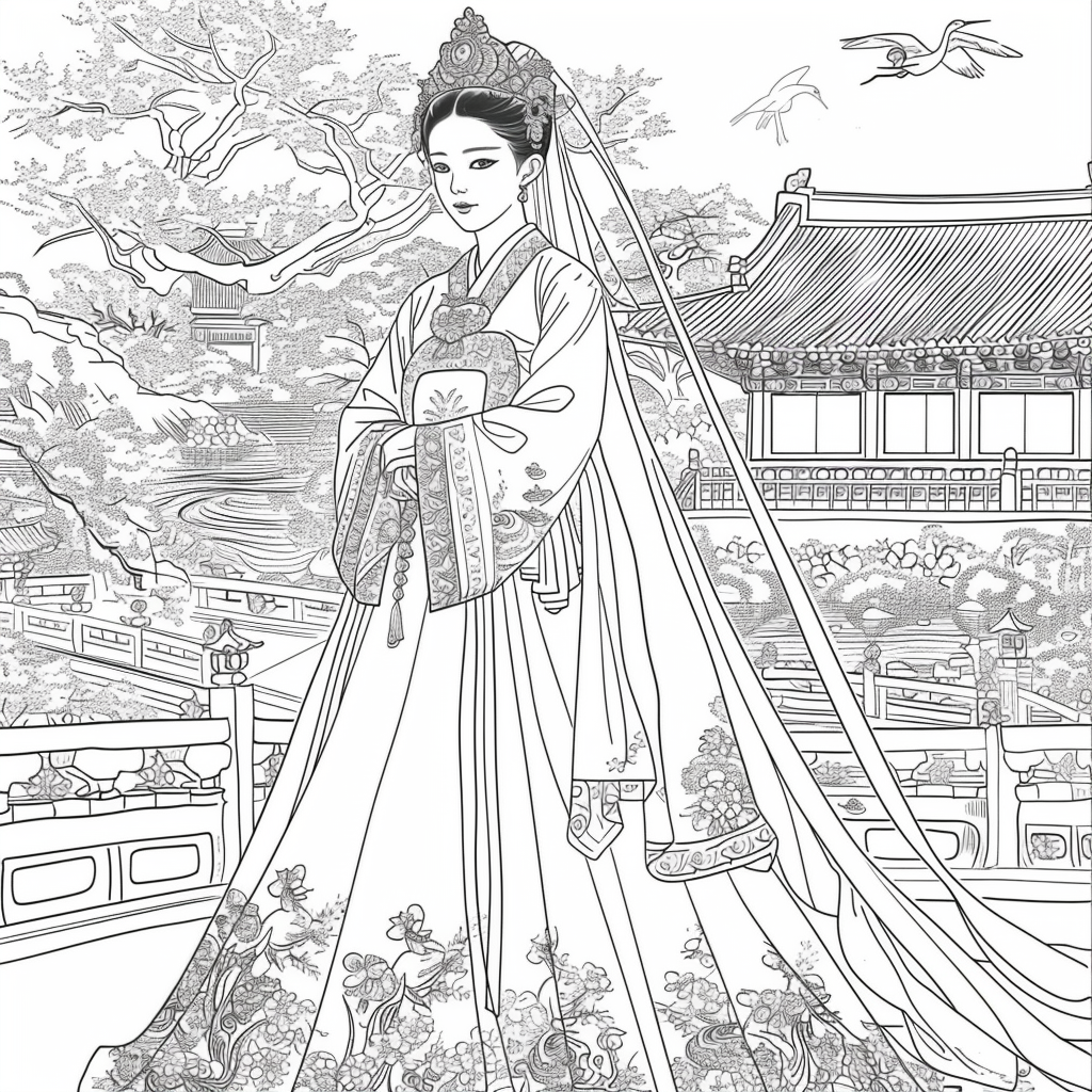 Eternal Grace: Mother and Child in Royal Hanbok