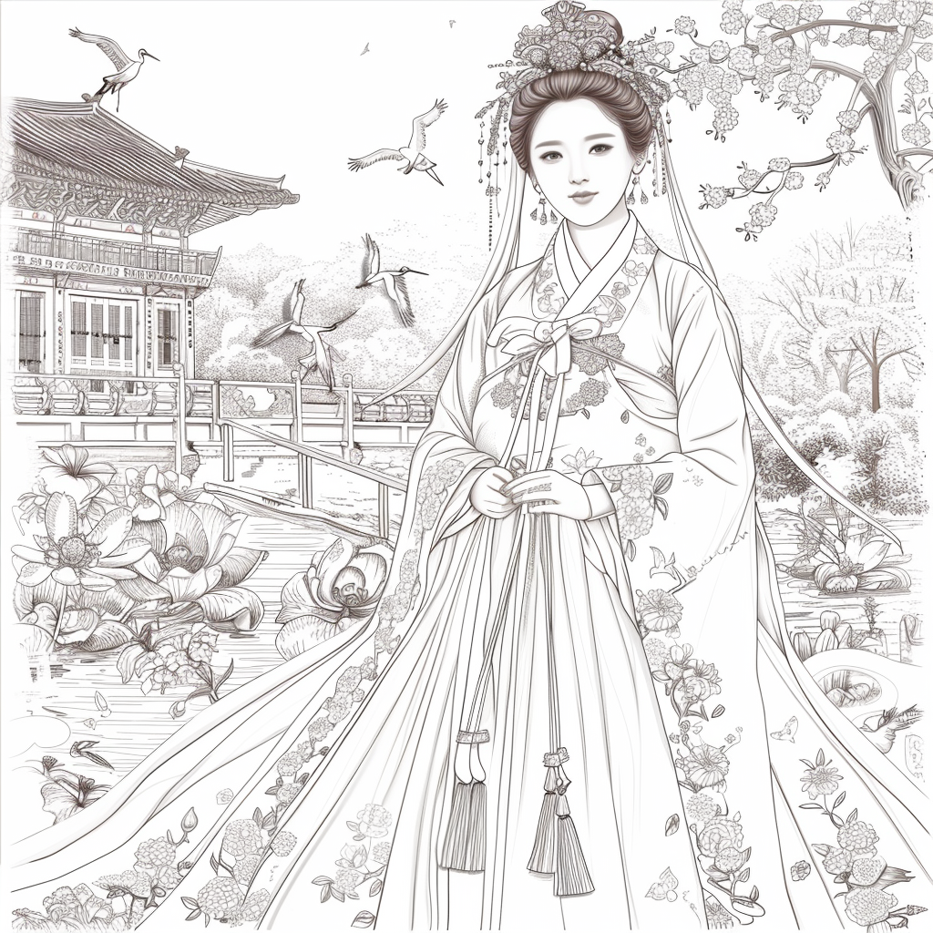 Eternal Grace: Mother and Child in Royal Hanbok