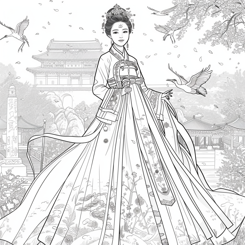 The Blossom Princess by the Water