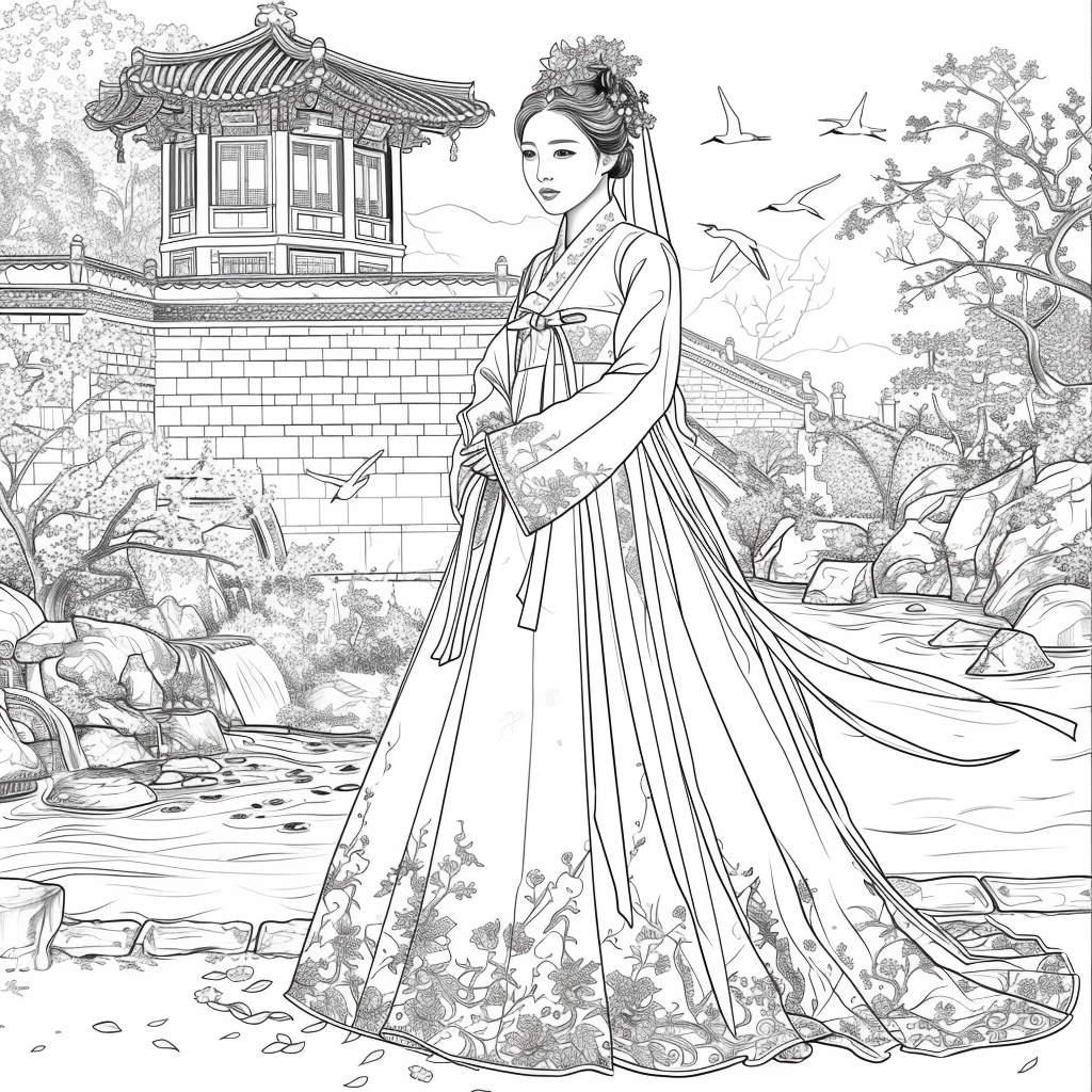 The Blossom Princess by the Water