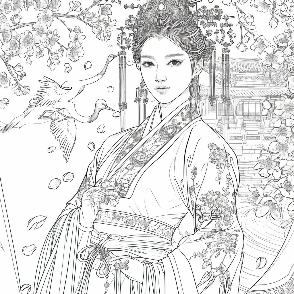 The Blossom Princess by the Water