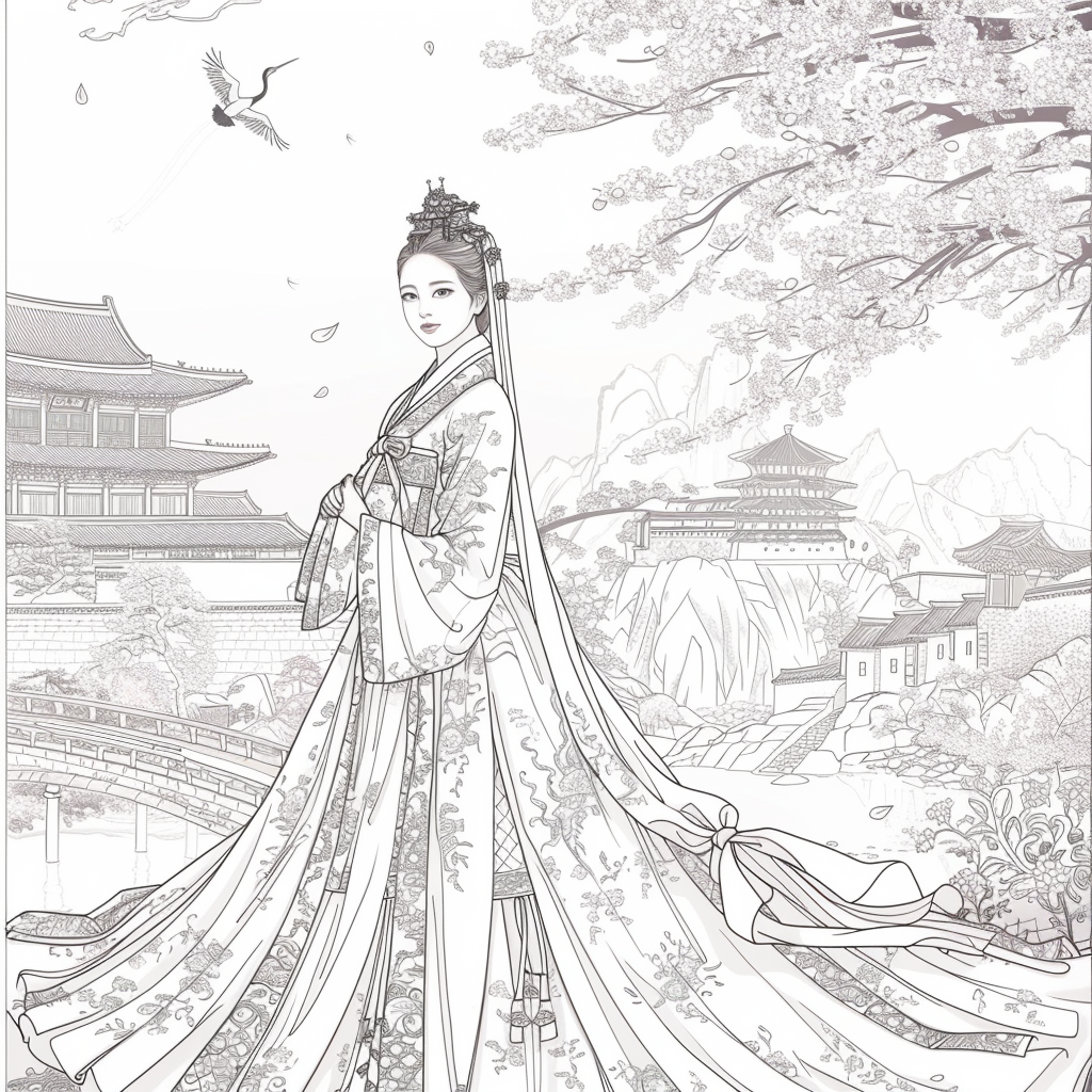 The Blossom Princess by the Water