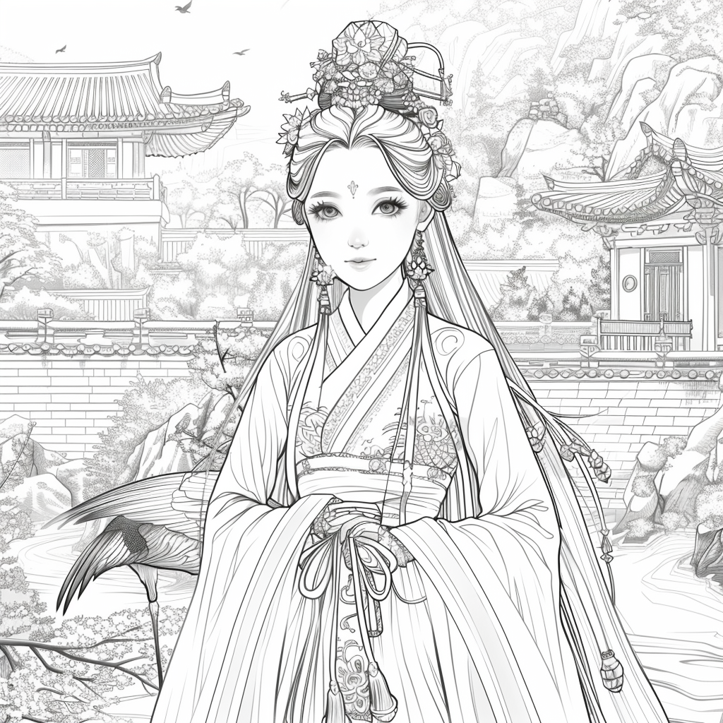 The Blossom Princess by the Water