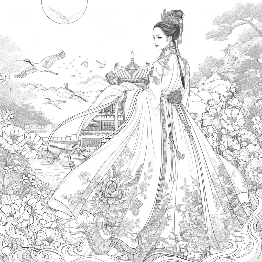 A Royal Vision in Hanbok Splendor