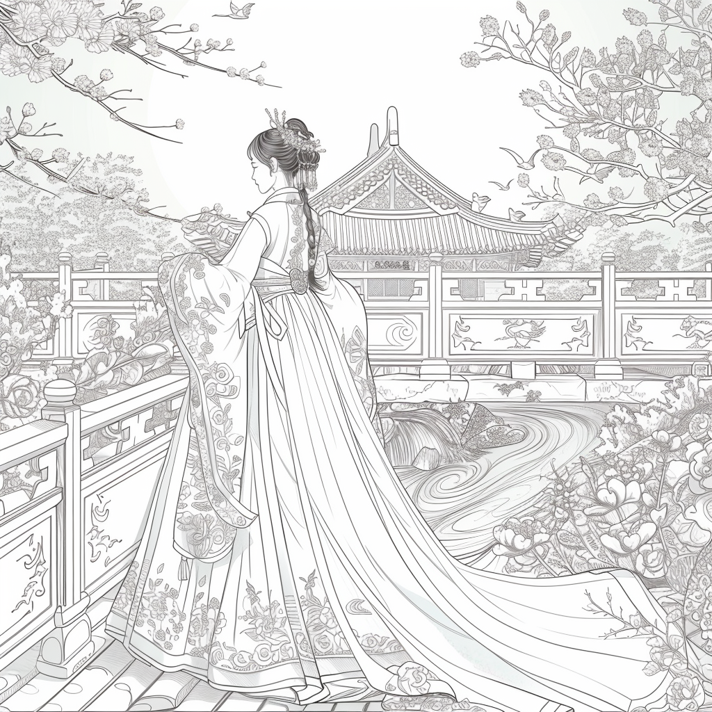 A Royal Vision in Hanbok Splendor