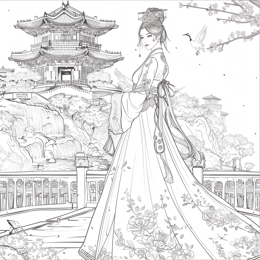 A Royal Vision in Hanbok Splendor