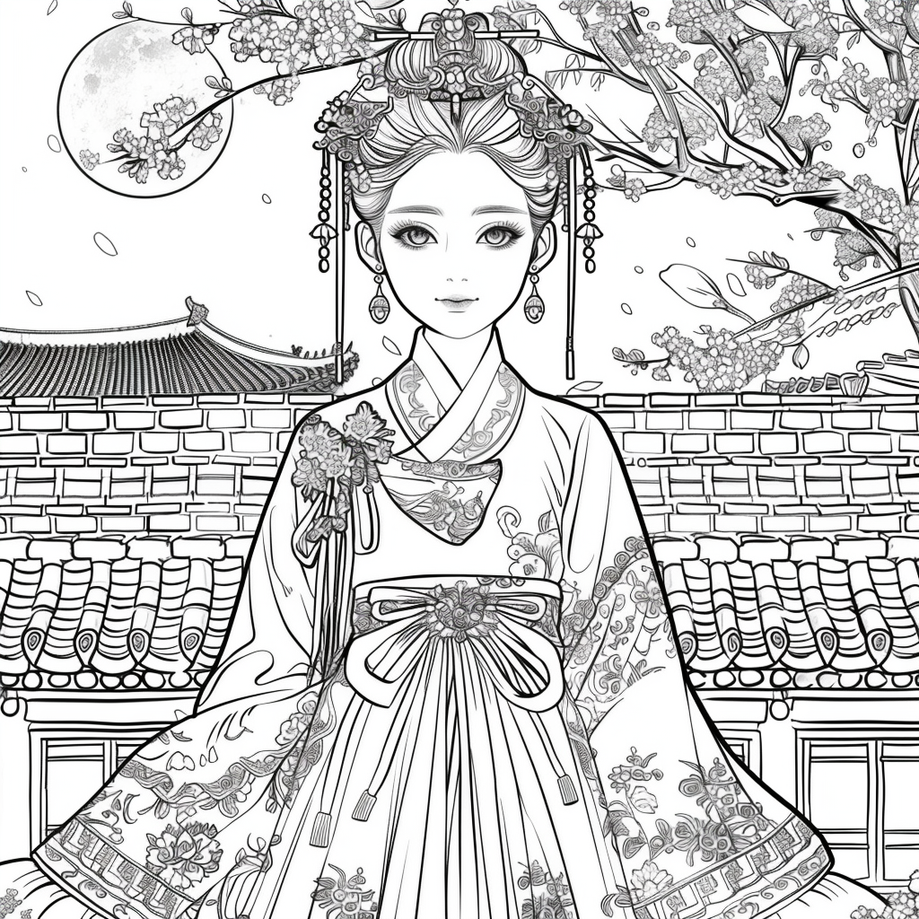 Moonlit Blossoms: The Silent Princess