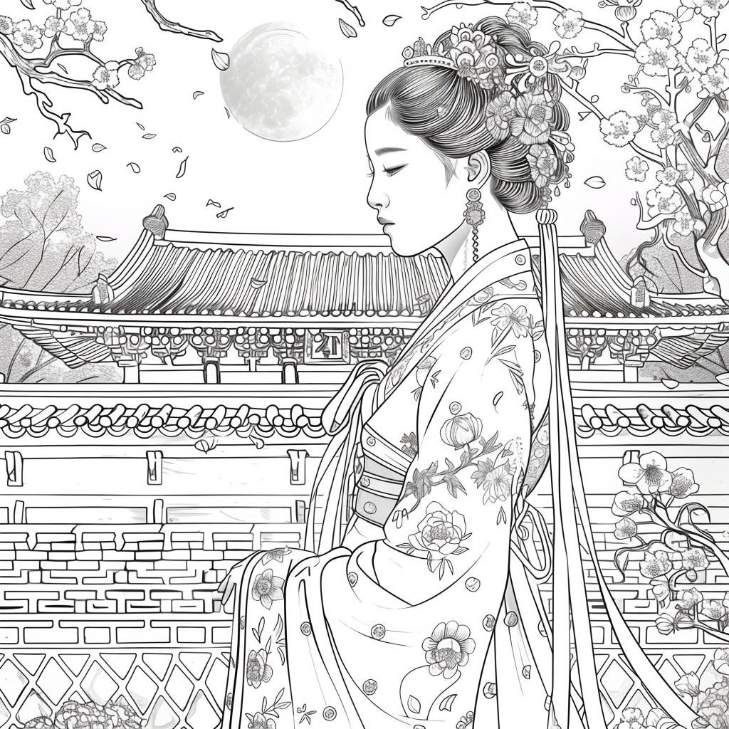 Moonlit Blossoms: The Silent Princess