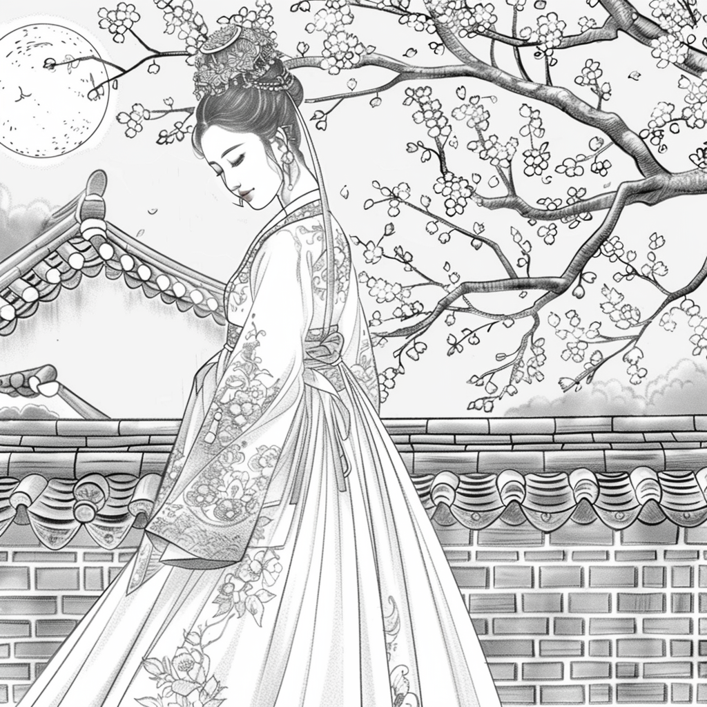 Moonlit Blossoms: The Silent Princess