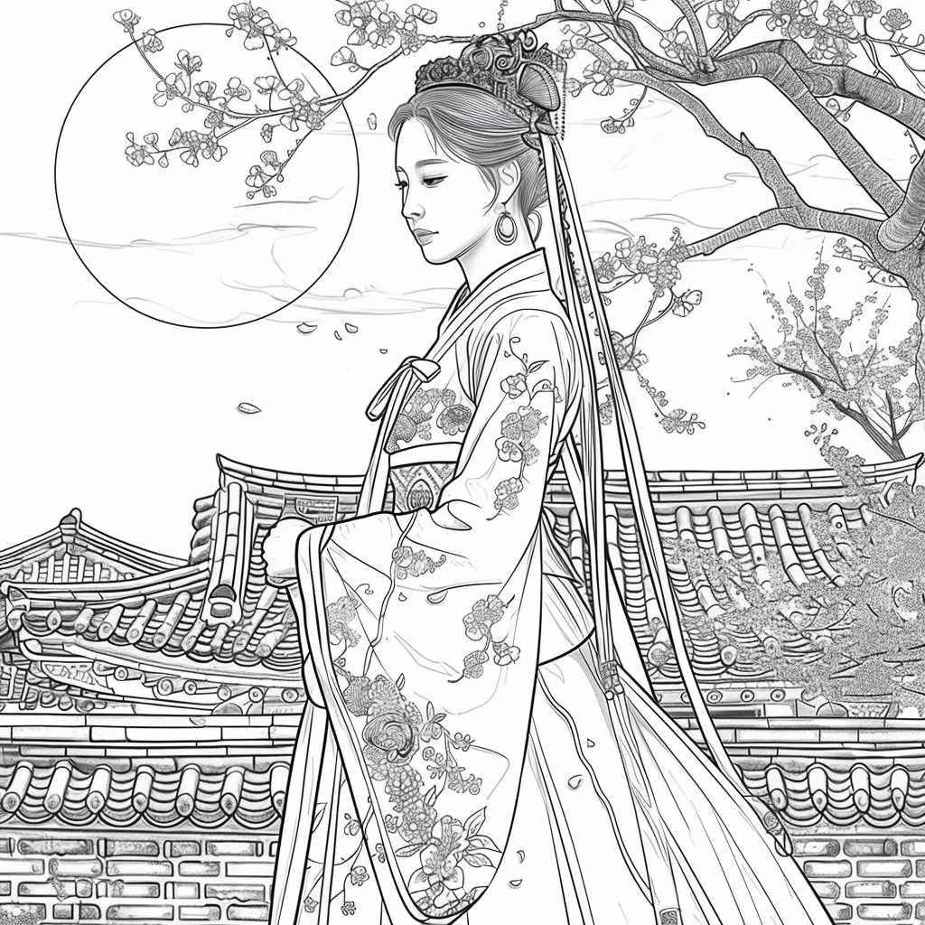 Moonlit Blossoms: The Silent Princess
